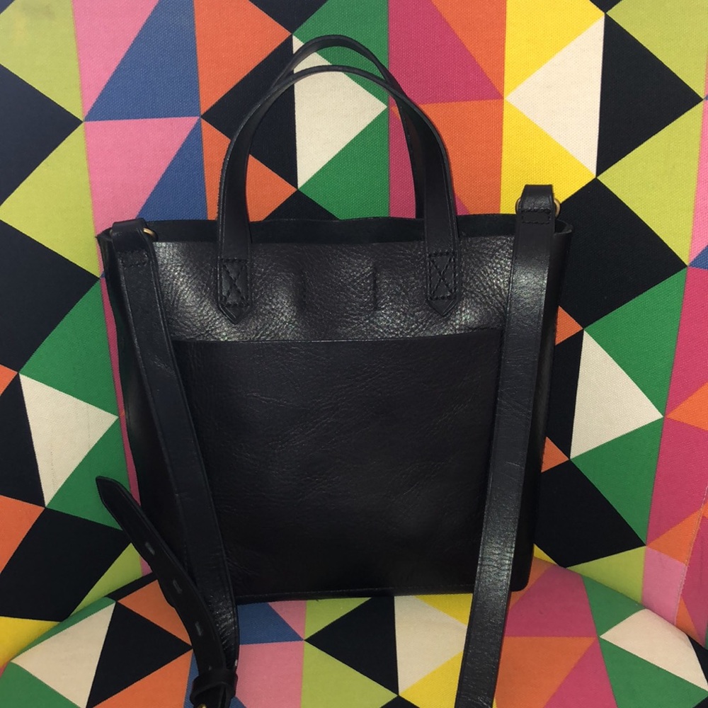 Madewell Black Small Transport Tote
